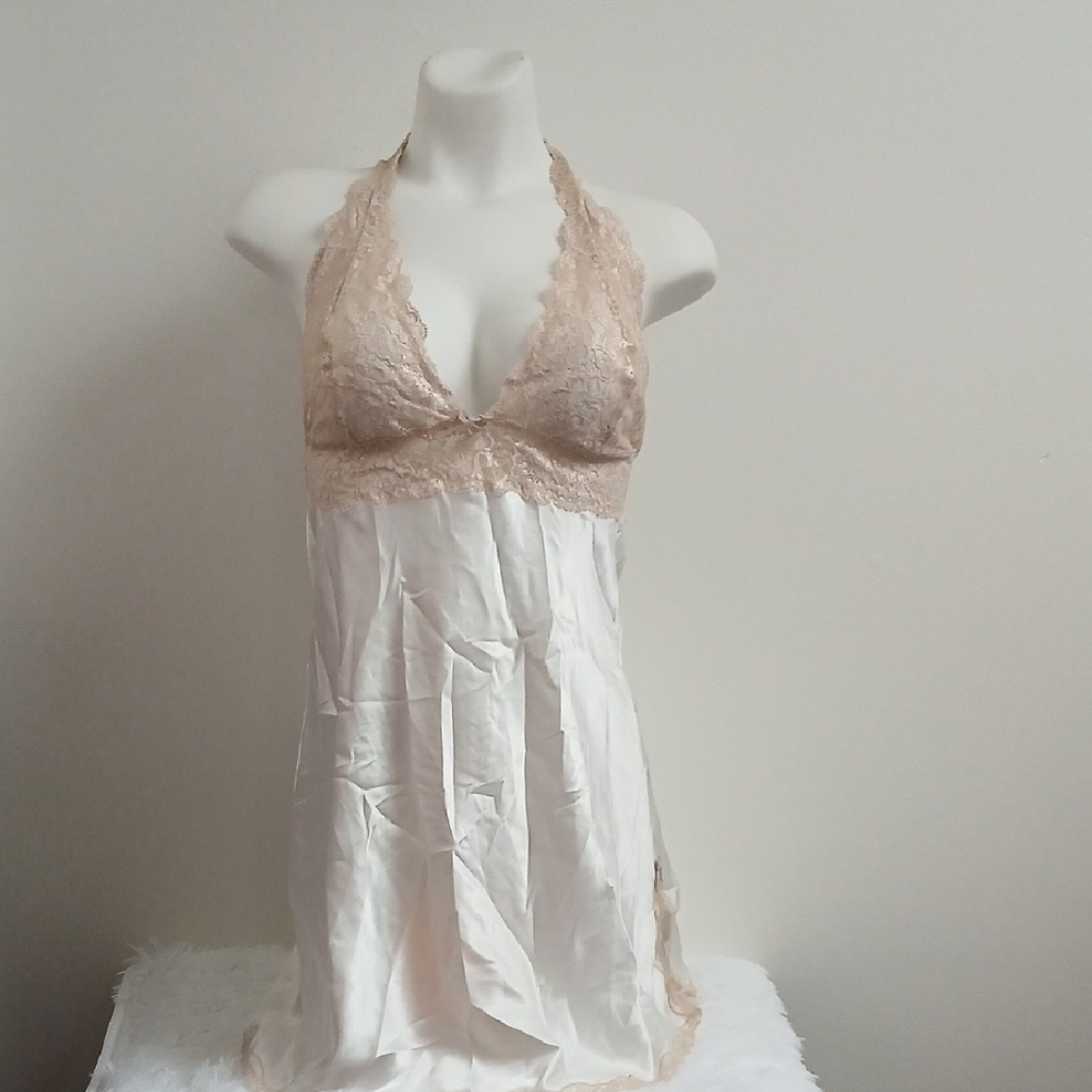 Victoria's Secret Elegant Sexy Feminine Lace Babydoll Coquette Girly Halter